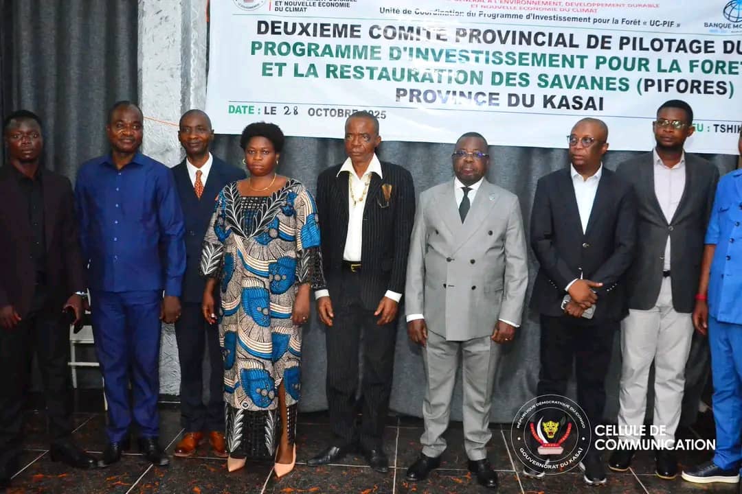 Gestion durable des forêts : Crispin Mukendi préside la 2ᵉ réunion du PIFORES à Tshikapa