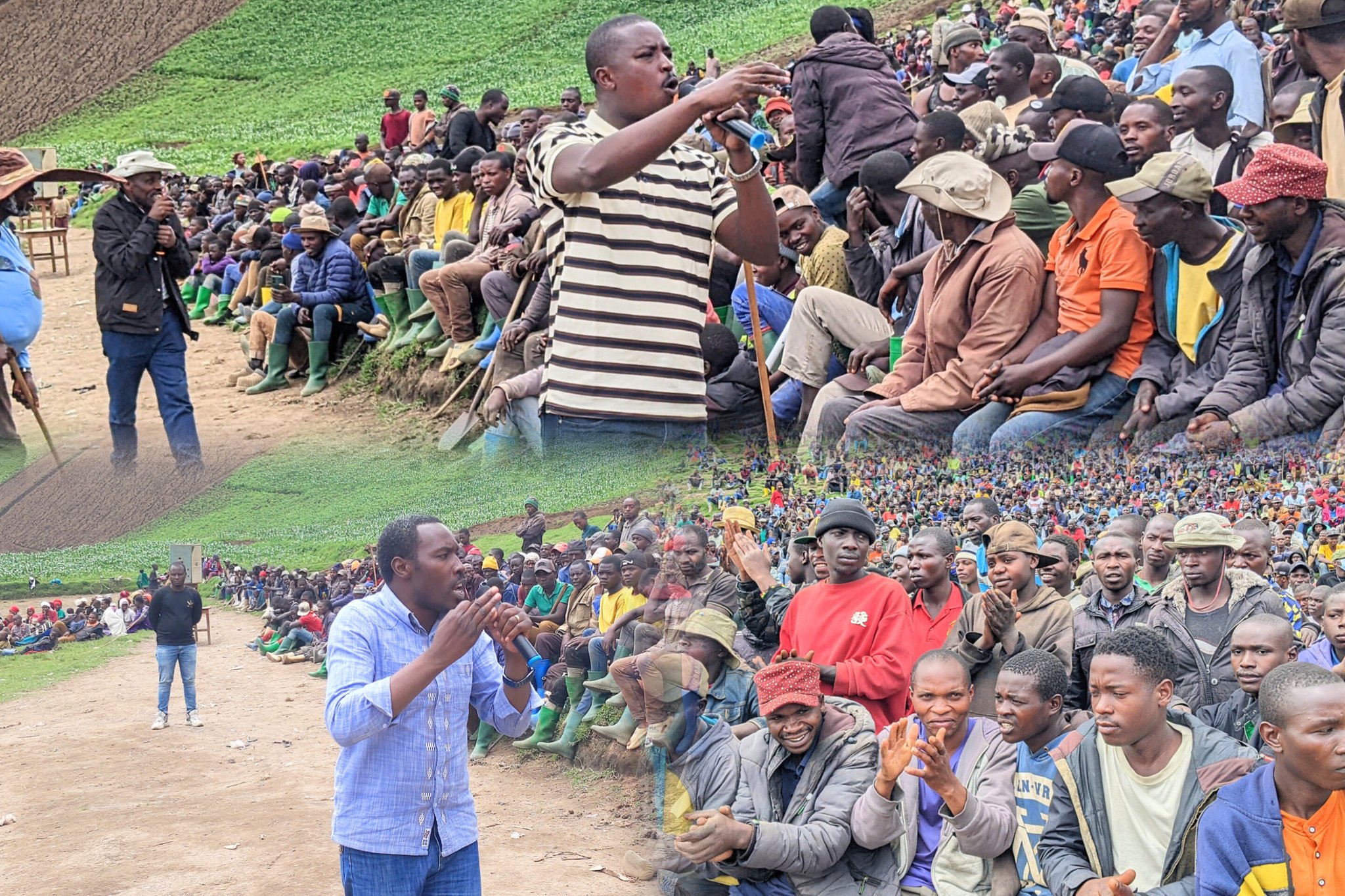 Masisi : de nombreux jeunes rejoignent les rangs de l’armée de l’AFC-M23 lors d’un meeting populaire à Ngungu