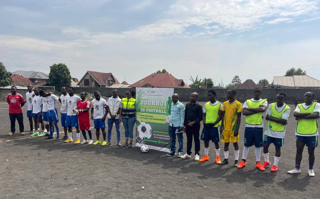 Goma : Un tournoi communautaire de football lancé à Ndosho grâce à l’appui de la société Nuru