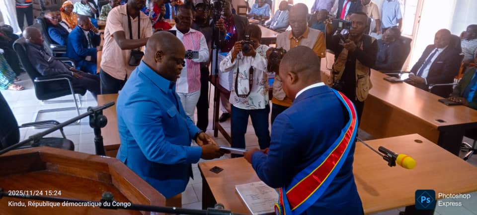 Maniema : Le gouverneur dépose le projet d’édit budgétaire 2026 à l’Assemblée provinciale