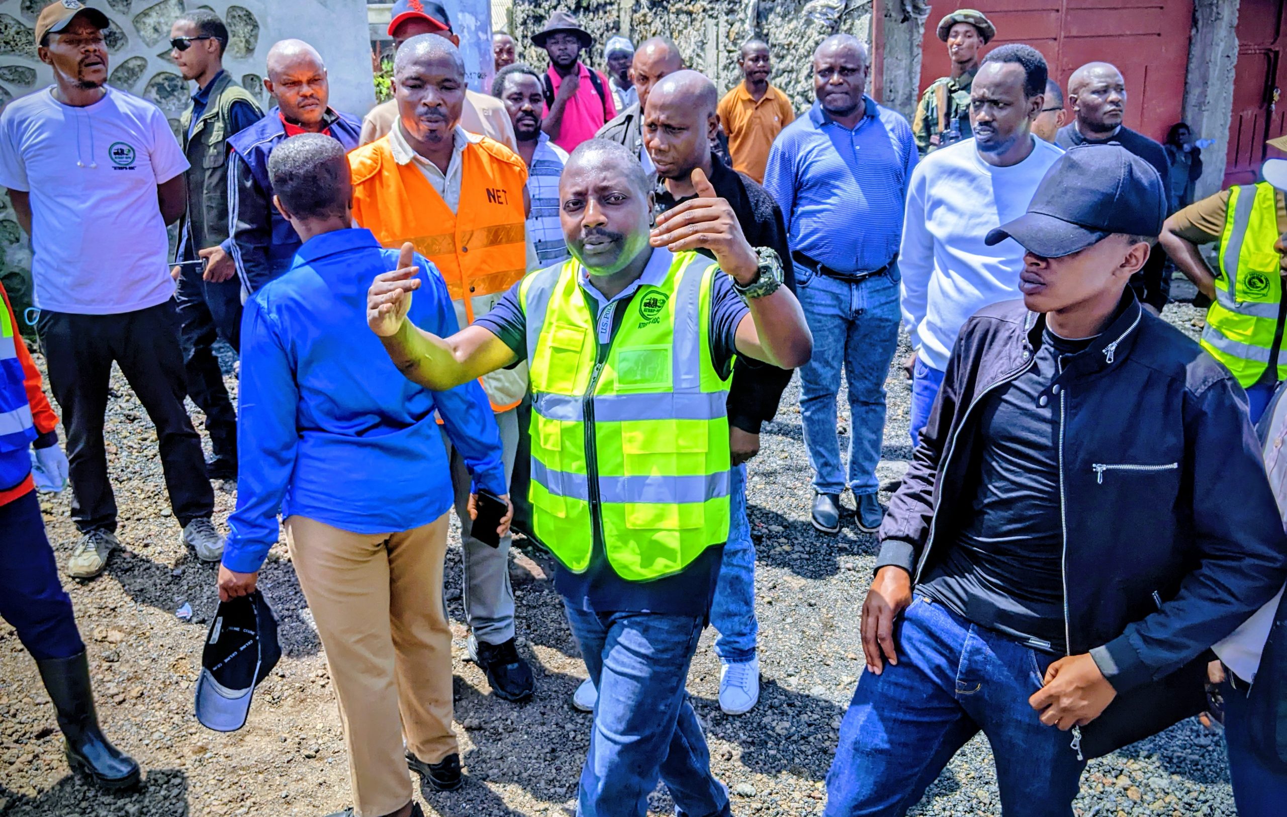 Goma : le Gouverneur Bahati Erasto satisfait de l’évolution des travaux de pavage de la route Christ-Roi à Kyeshero