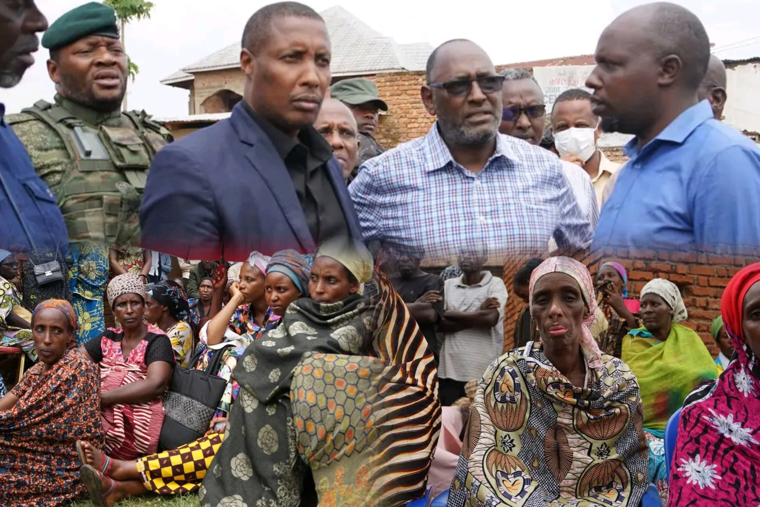 Sud-Kivu : les autorités de l’AFC/M23 en visite de réconfort auprès des populations déplacées